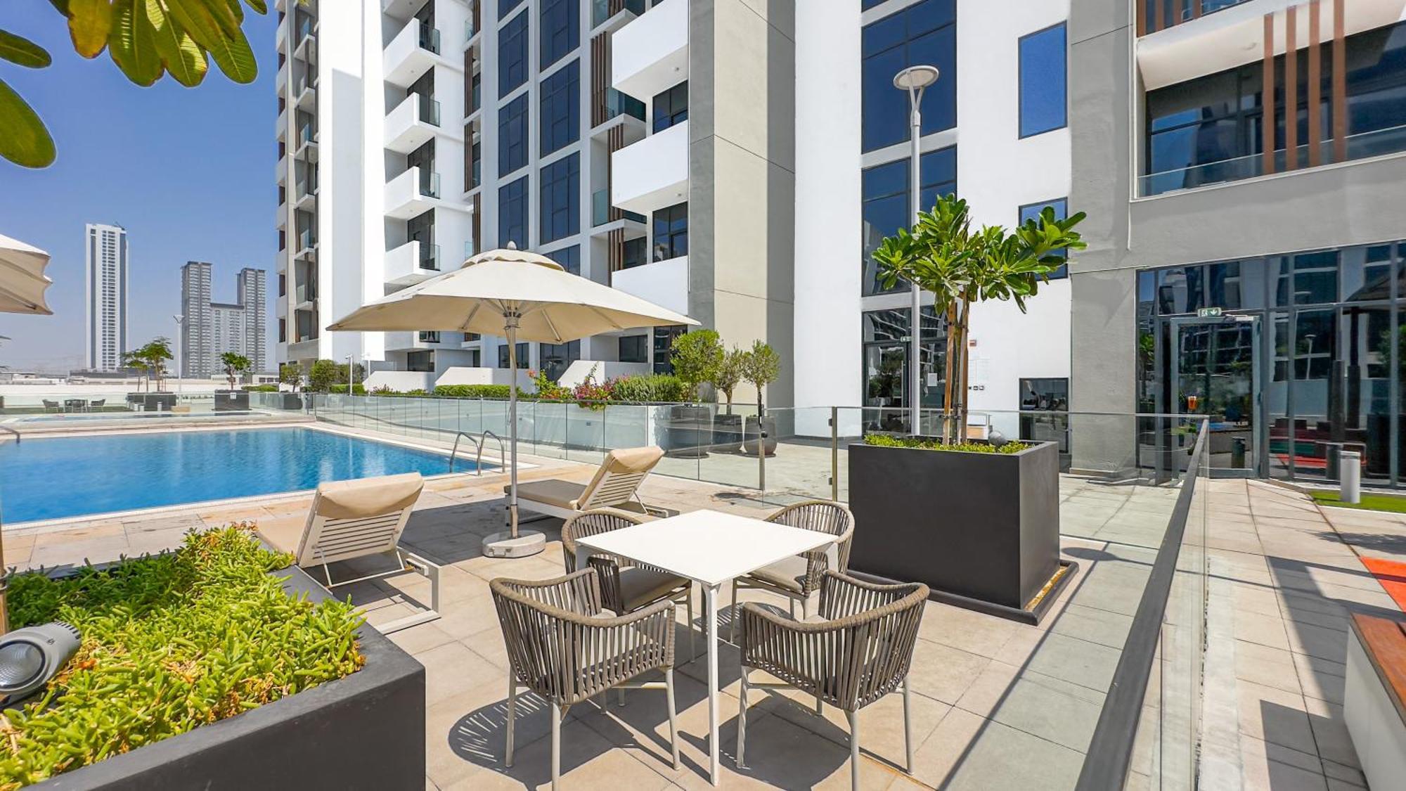 Escape24 Stylish Studio Azizi Riviera 8 Meydan One Dubai Buitenkant foto