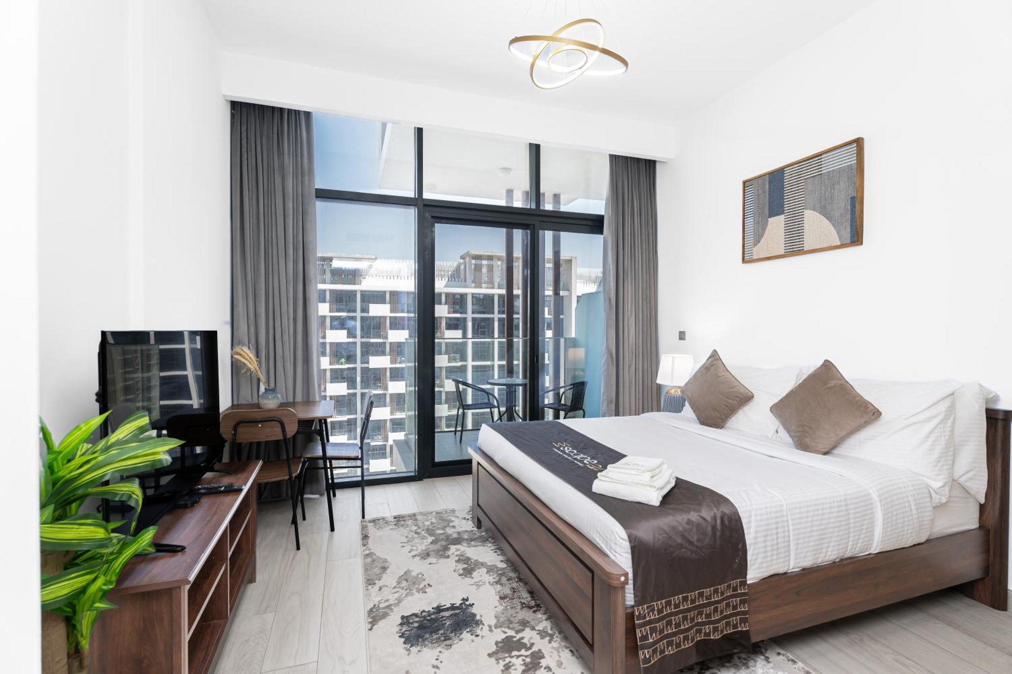 Escape24 Stylish Studio Azizi Riviera 8 Meydan One Dubai Buitenkant foto