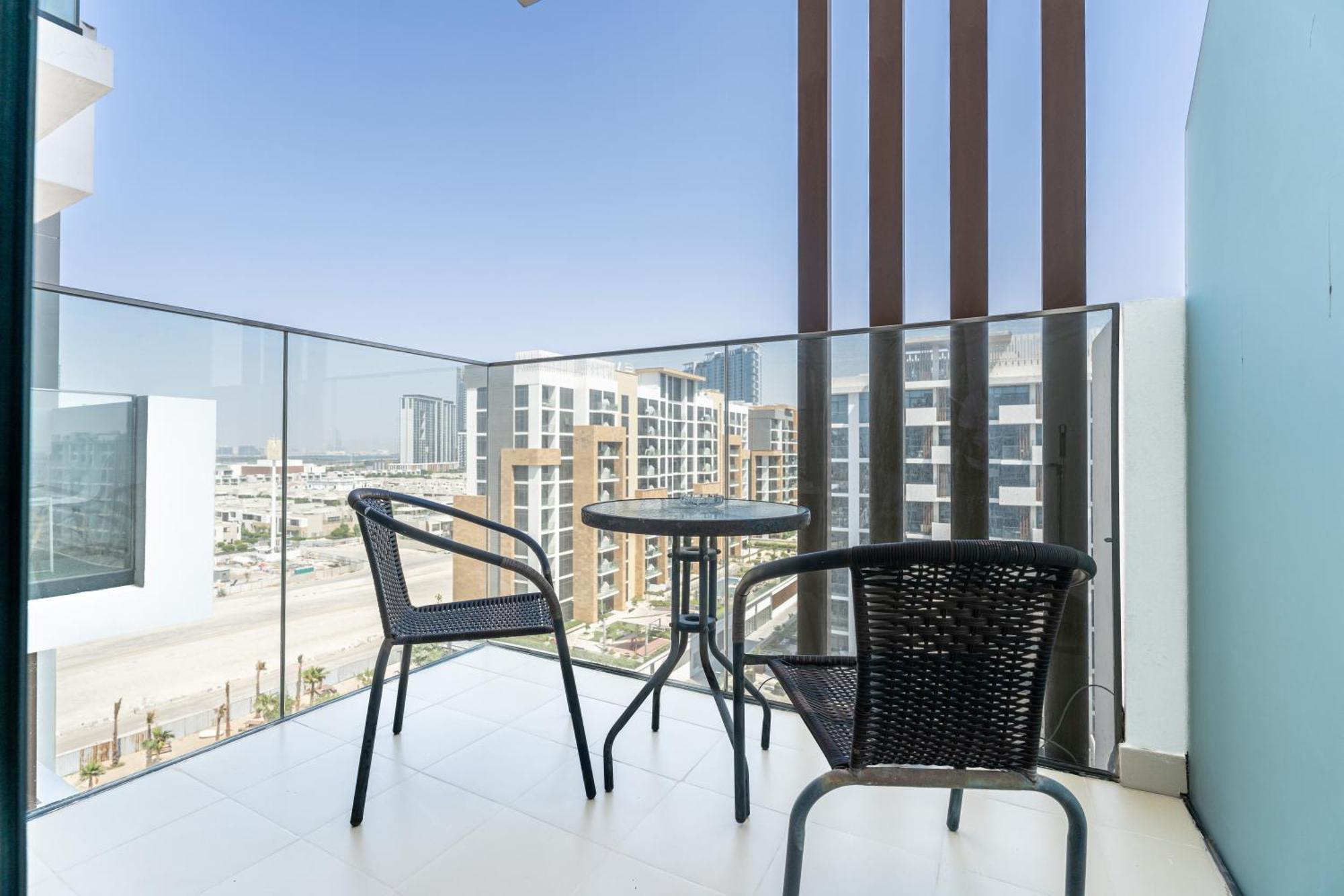 Escape24 Stylish Studio Azizi Riviera 8 Meydan One Dubai Buitenkant foto
