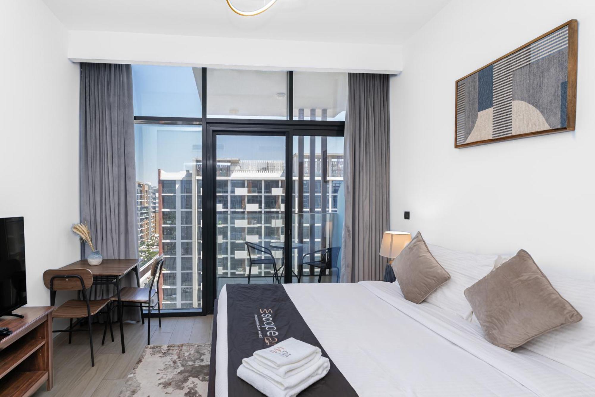 Escape24 Stylish Studio Azizi Riviera 8 Meydan One Dubai Buitenkant foto