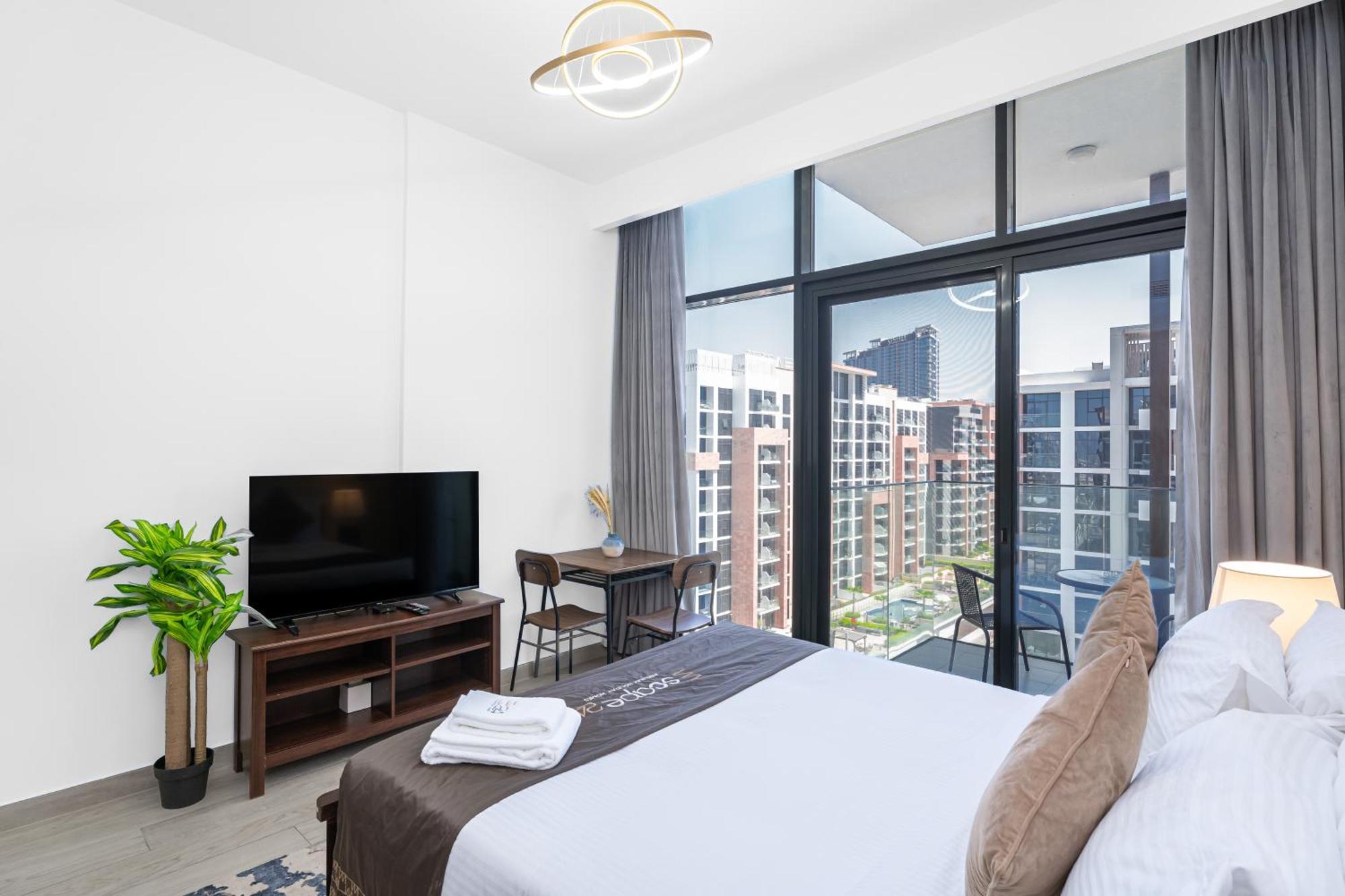 Escape24 Stylish Studio Azizi Riviera 8 Meydan One Dubai Buitenkant foto