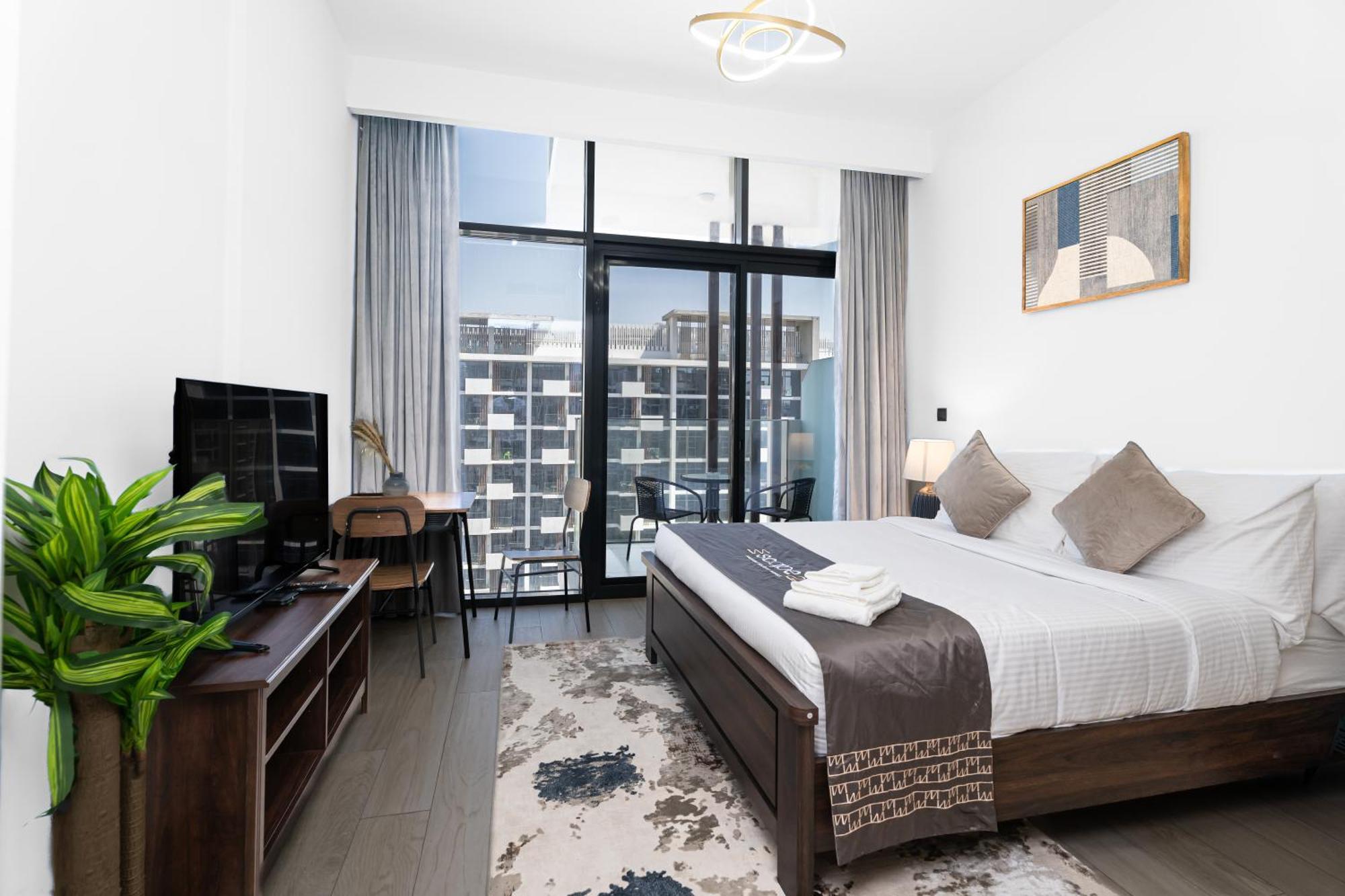 Escape24 Stylish Studio Azizi Riviera 8 Meydan One Dubai Buitenkant foto