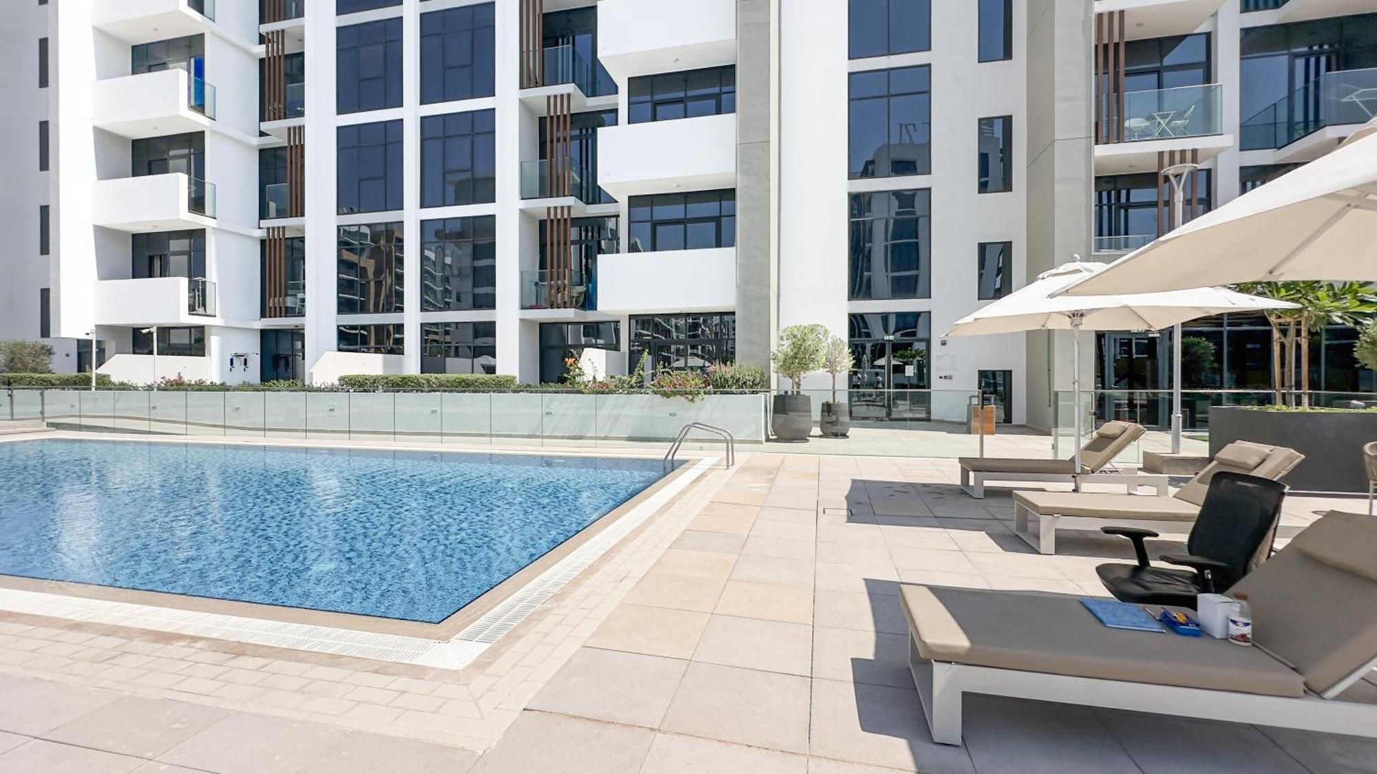Escape24 Stylish Studio Azizi Riviera 8 Meydan One Dubai Buitenkant foto
